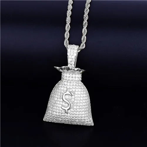 Bling "Money Bag" Pendant II