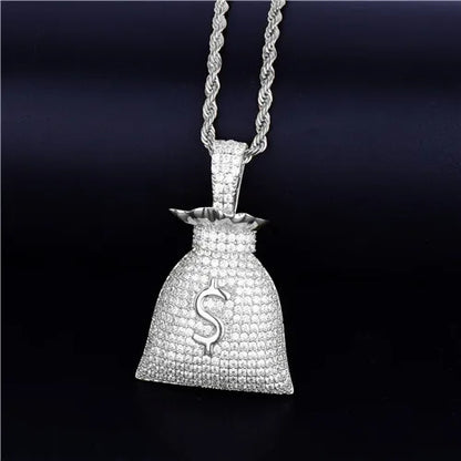 Bling "Money Bag" Pendant II