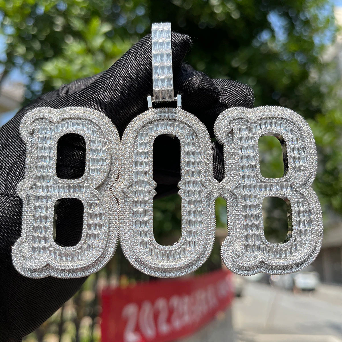 Bling "Baguettes" Custom Pendant IV
