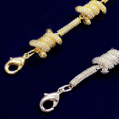 Bling "Barbed Wire" Bracelet