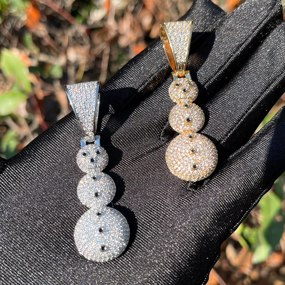 Bling "Snowman" Pendant