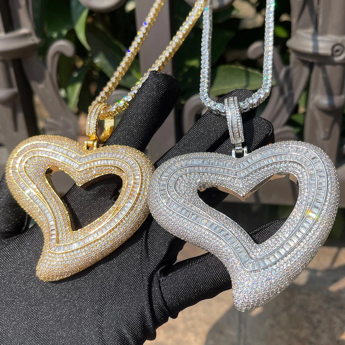 Bling "Big Heart" Pendant