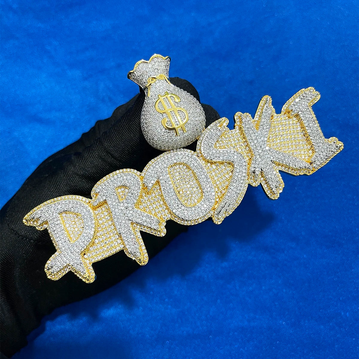 Bling "Money Bag" Custom Pendant IV