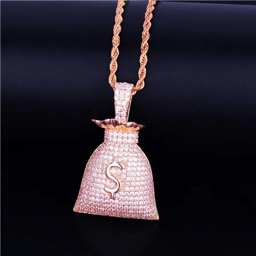 Bling "Money Bag" Pendant II