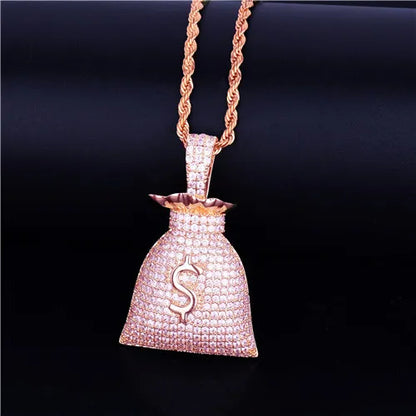 Bling "Money Bag" Pendant II