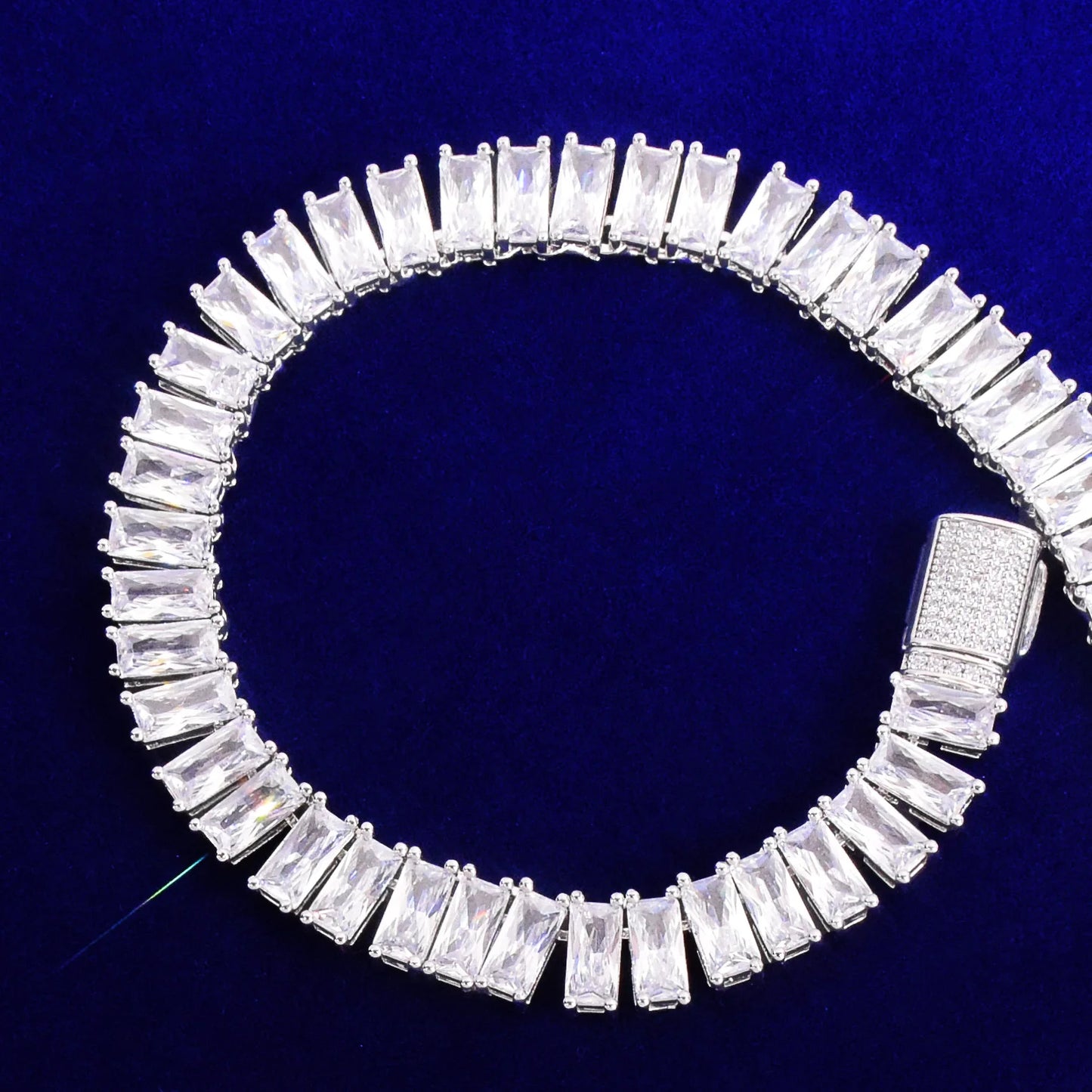 Bling Baguette Bracelet 14mm