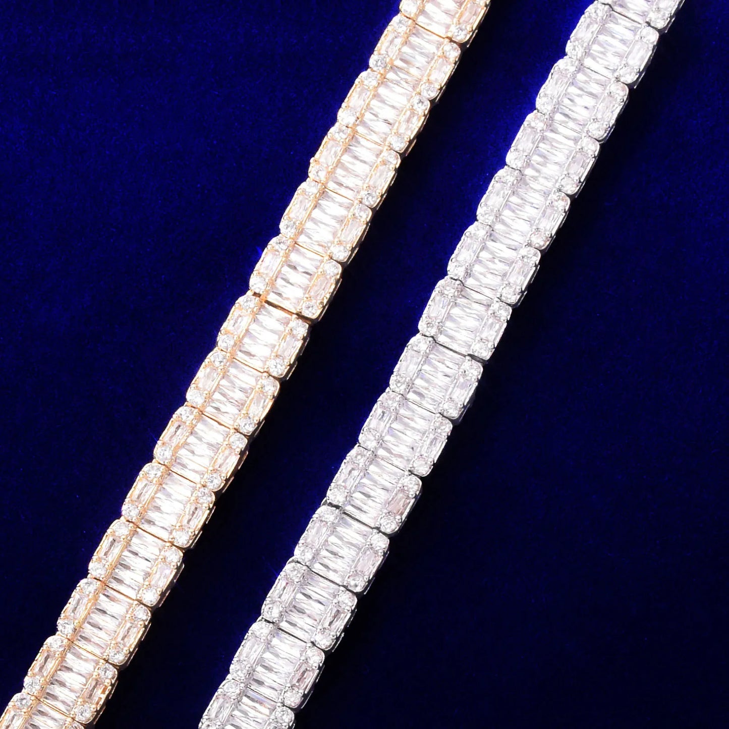 Bling Baguette Bracelet 9mm