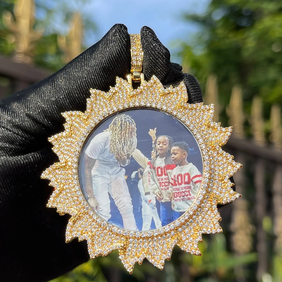 Bling "Sun" Custom Photo