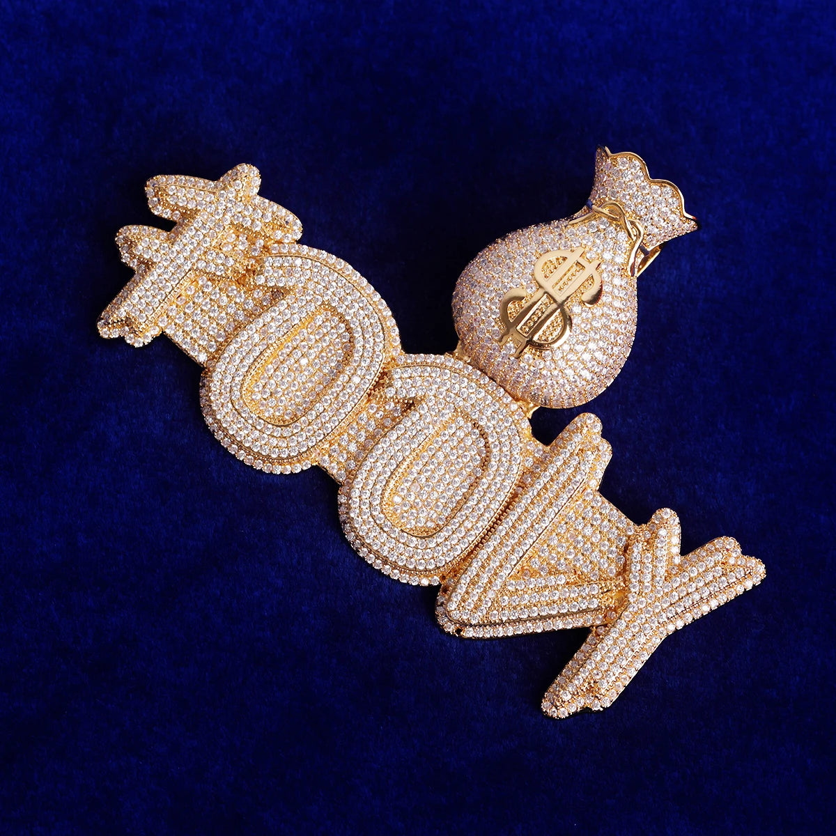 Bling "Money Bag" Custom Pendant V