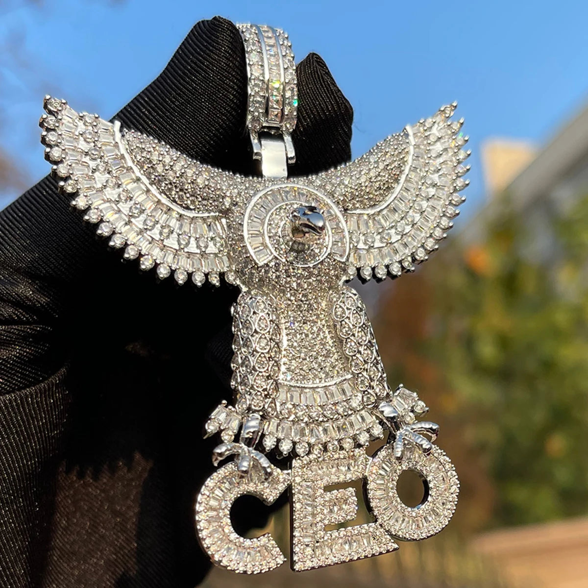 Bling "Big Eagle CEO" Pendant