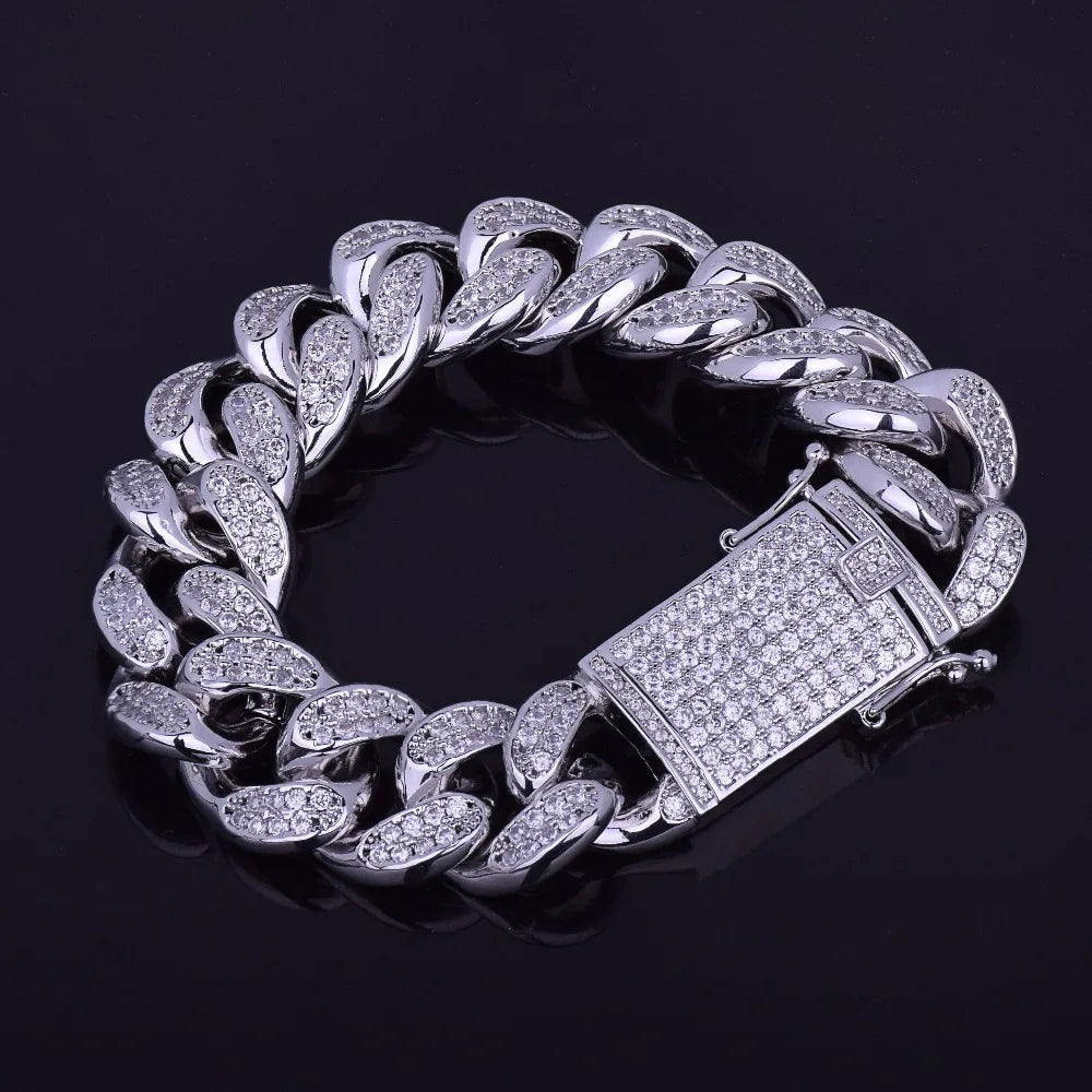 Bling "Miami" Cuban Bracelet 22mm