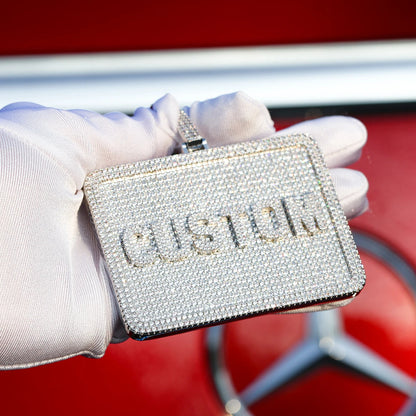 Bling "Plaquette" Custom Pendant