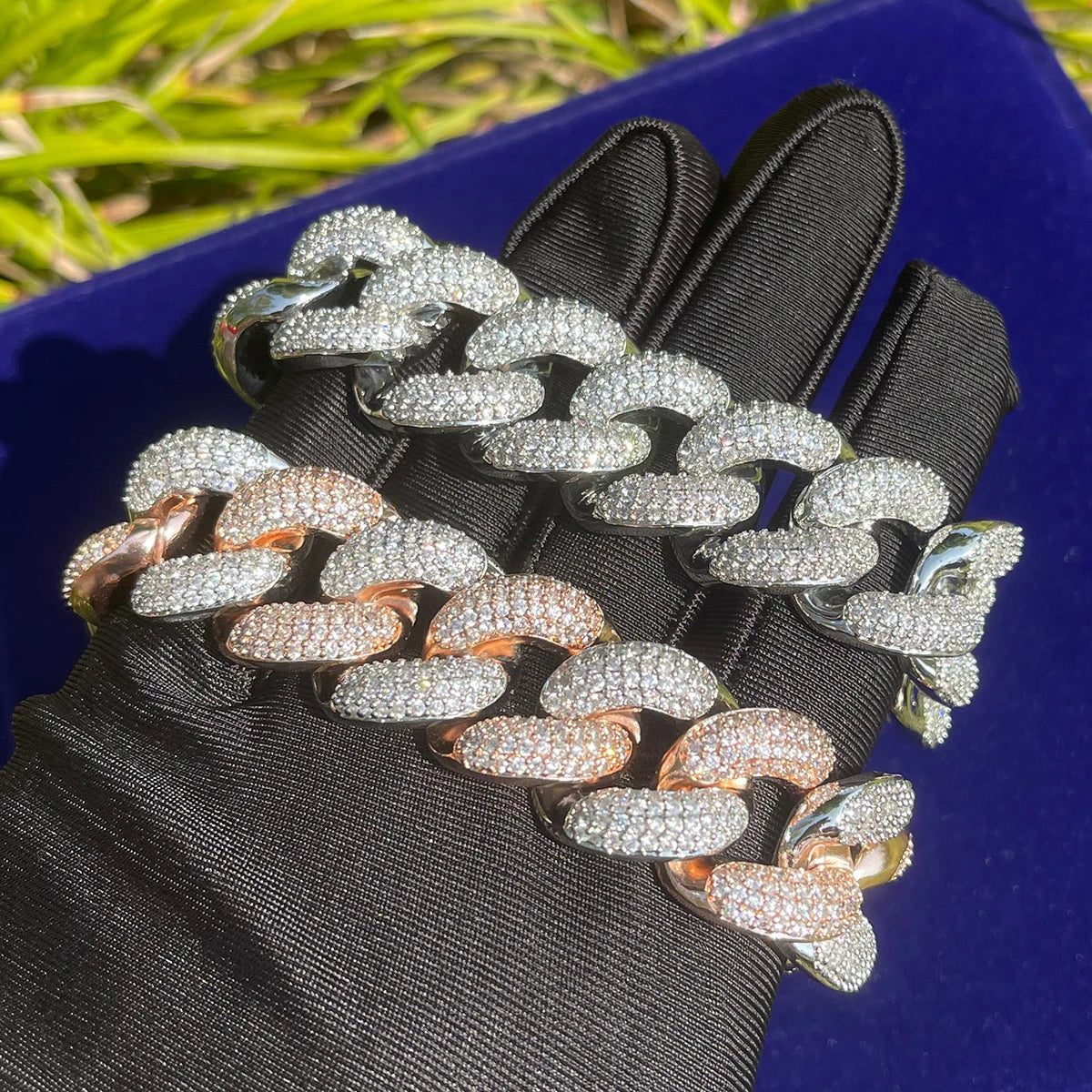 Bling "Locket Clasp" Cuban Bracelet