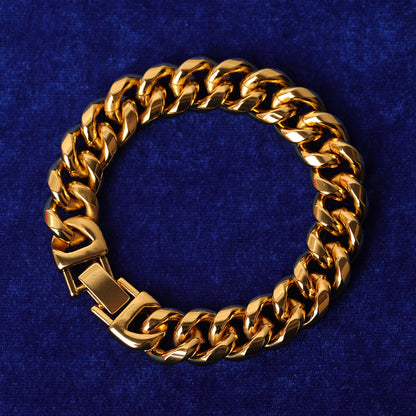 Bling "Smooth Cuban" Bracelet