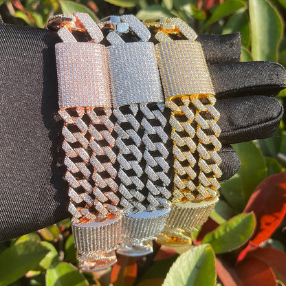 Bling "x2" Cuban Bracelet