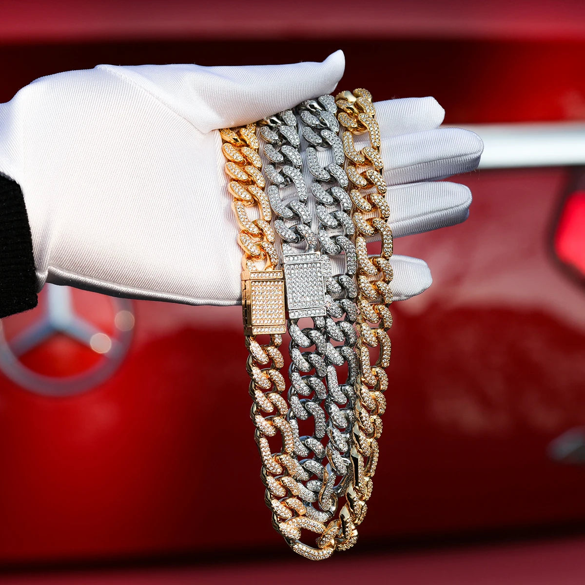 Bling "Figaro" Chain