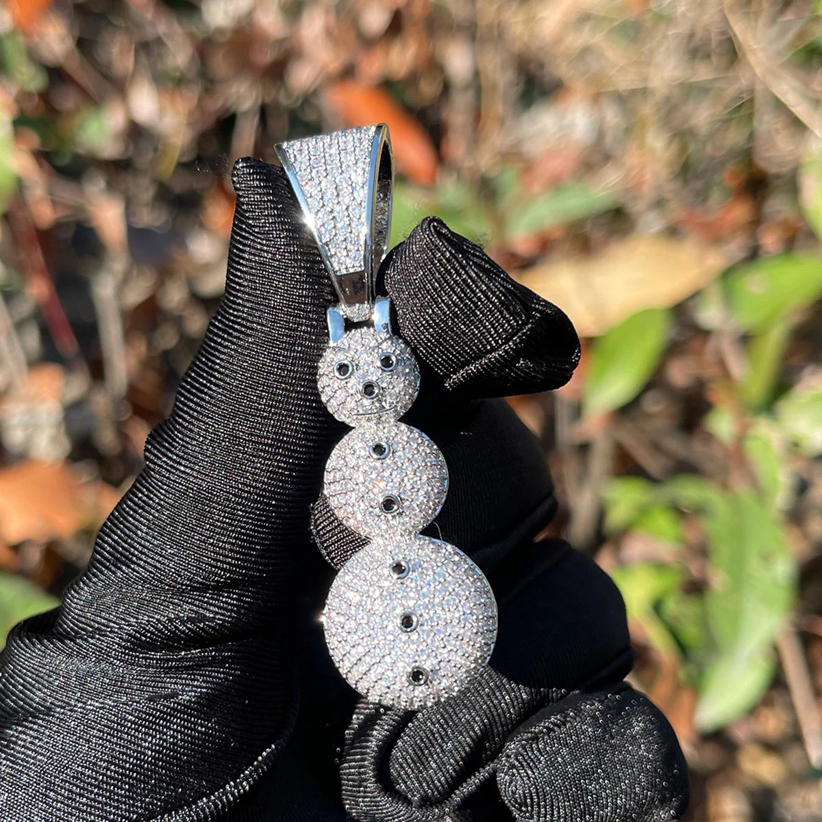 Bling "Snowman" Pendant