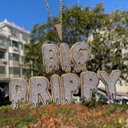 Bling "Big Drip" Custom Pendant