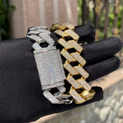 Bling "Cuban" Bracelet 22mm