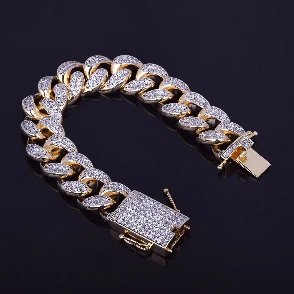 Bling "Miami" Cuban Bracelet 22mm
