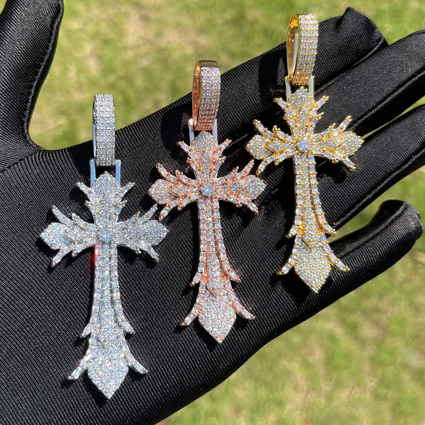 Bling "Cross" Pendant XXI
