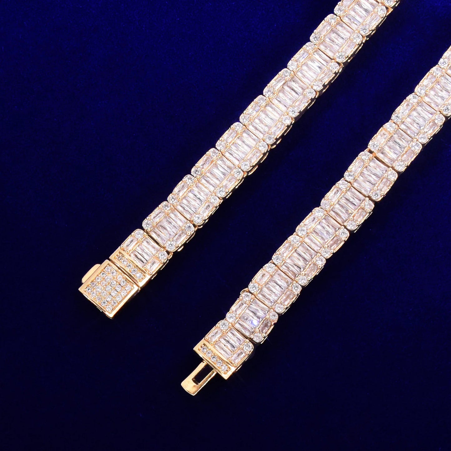 Bling Baguette Bracelet 9mm