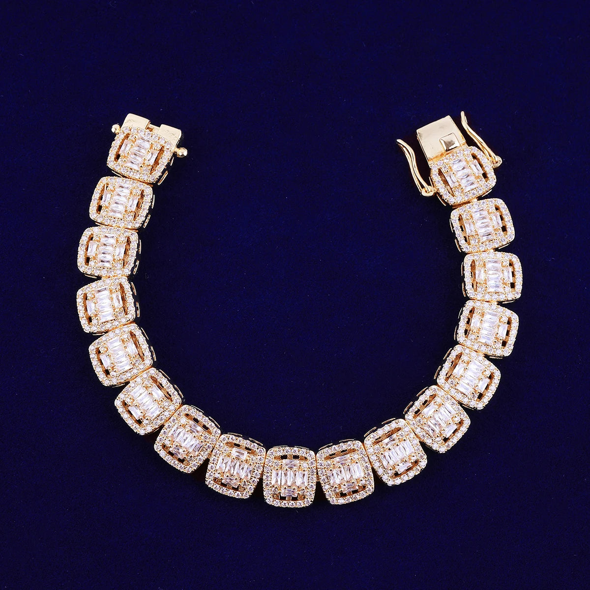 Bling "Baguette" Tennis Bracelet