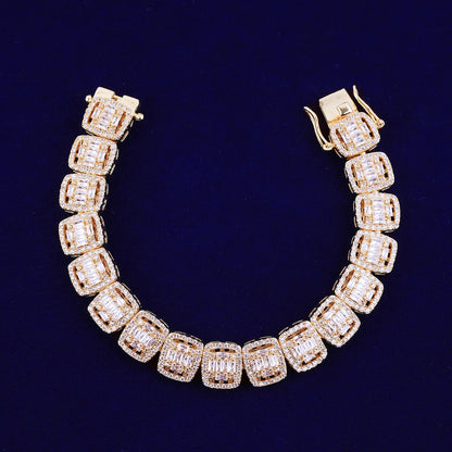 Bling "Baguette" Tennis Bracelet