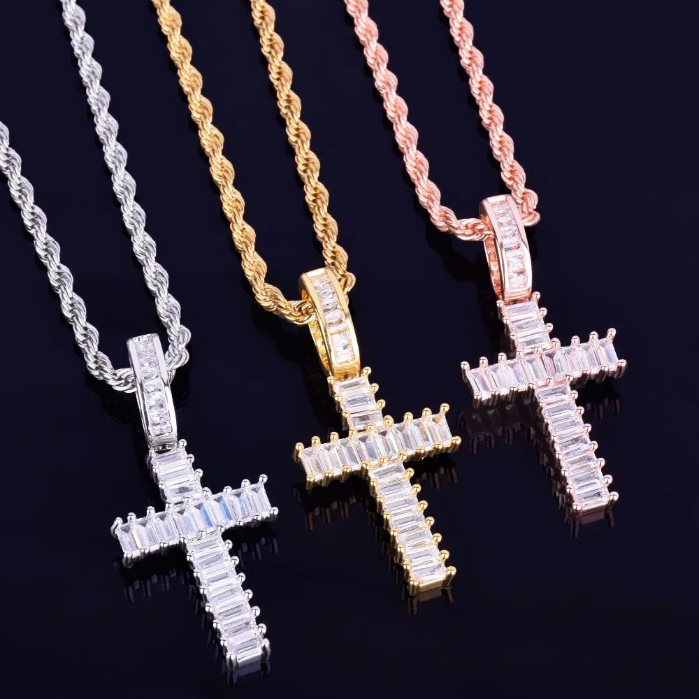 Bling "Cross" Pendant X