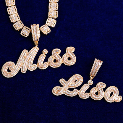 Bling "Miss" Custom Pendant