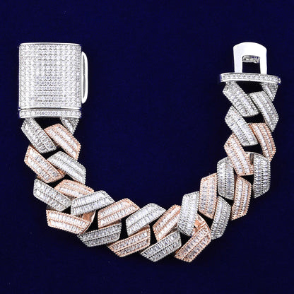 Bling "Prong Cuban" Bracelet 25mm