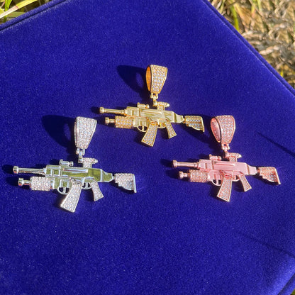 Bling "Assault Rifle" Pendant
