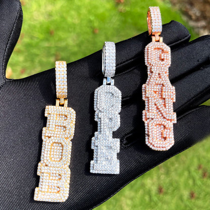 Bling "Totem Poles" Custom Pendant
