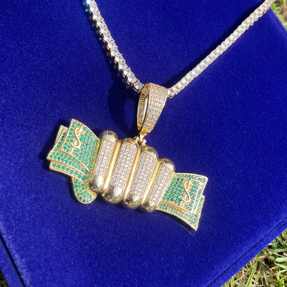 Bling "Getting Cash" Pendant