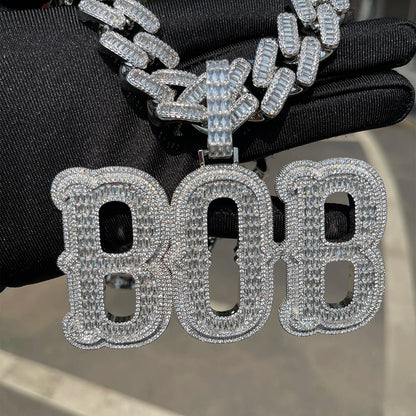 Bling "Baguettes" Custom Pendant IV