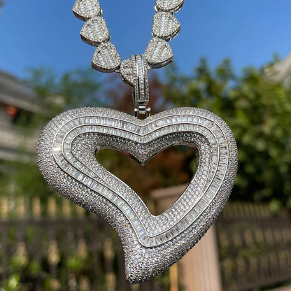 Bling "Big Heart" Pendant