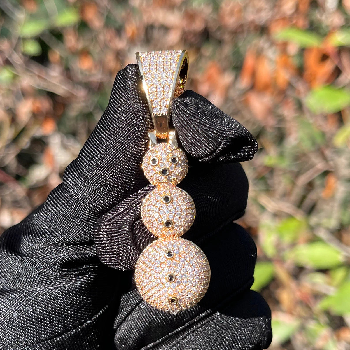 Bling "Snowman" Pendant