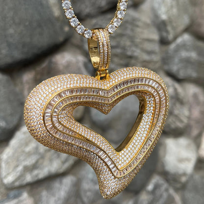Bling "Big Heart" Pendant