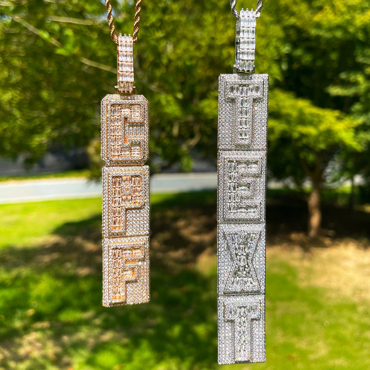 Bling "Xanax" Custom Pendant