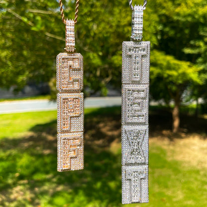 Bling "Xanax" Custom Pendant