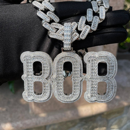 Bling "Baguettes" Custom Pendant IV