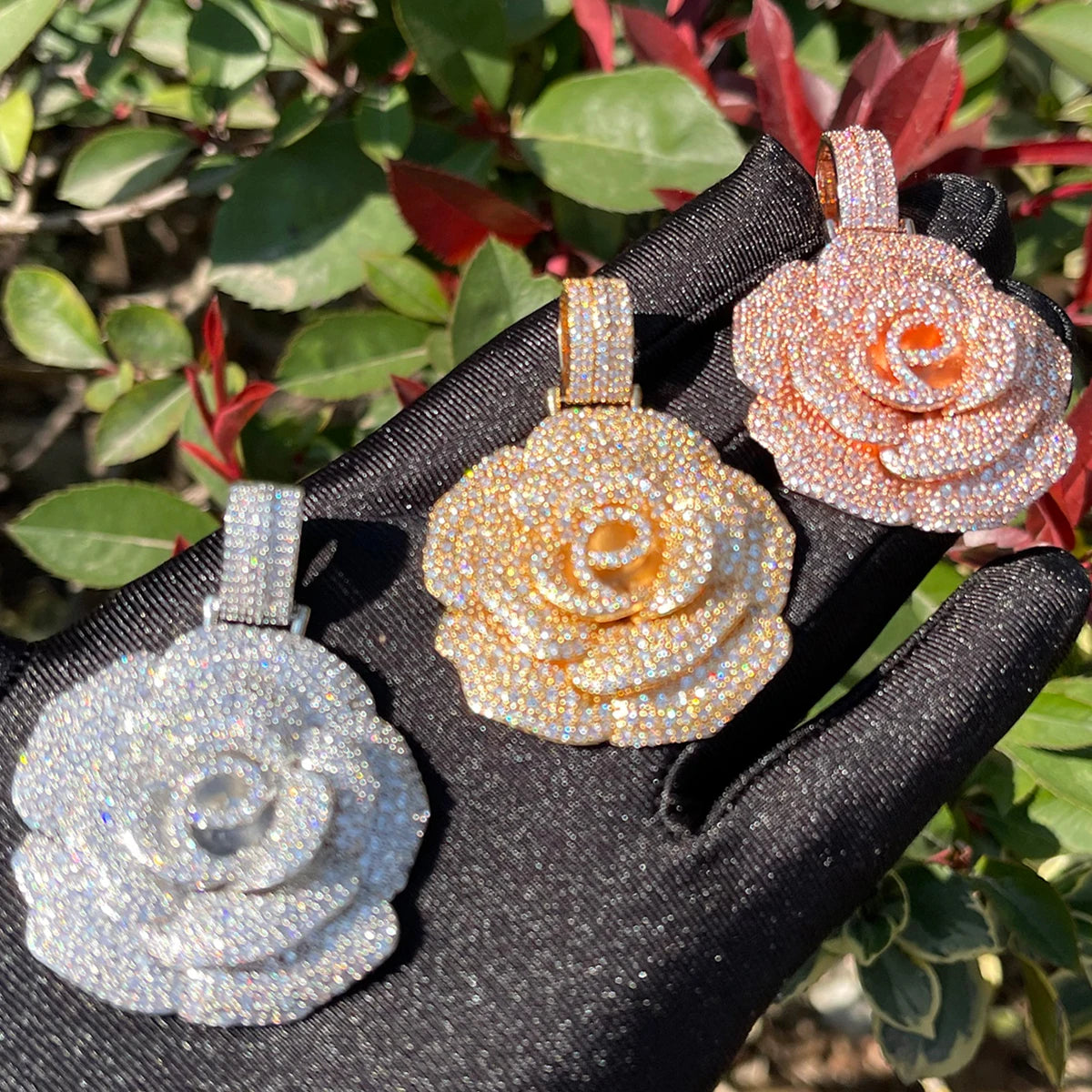 Bling "Rose" Pendant