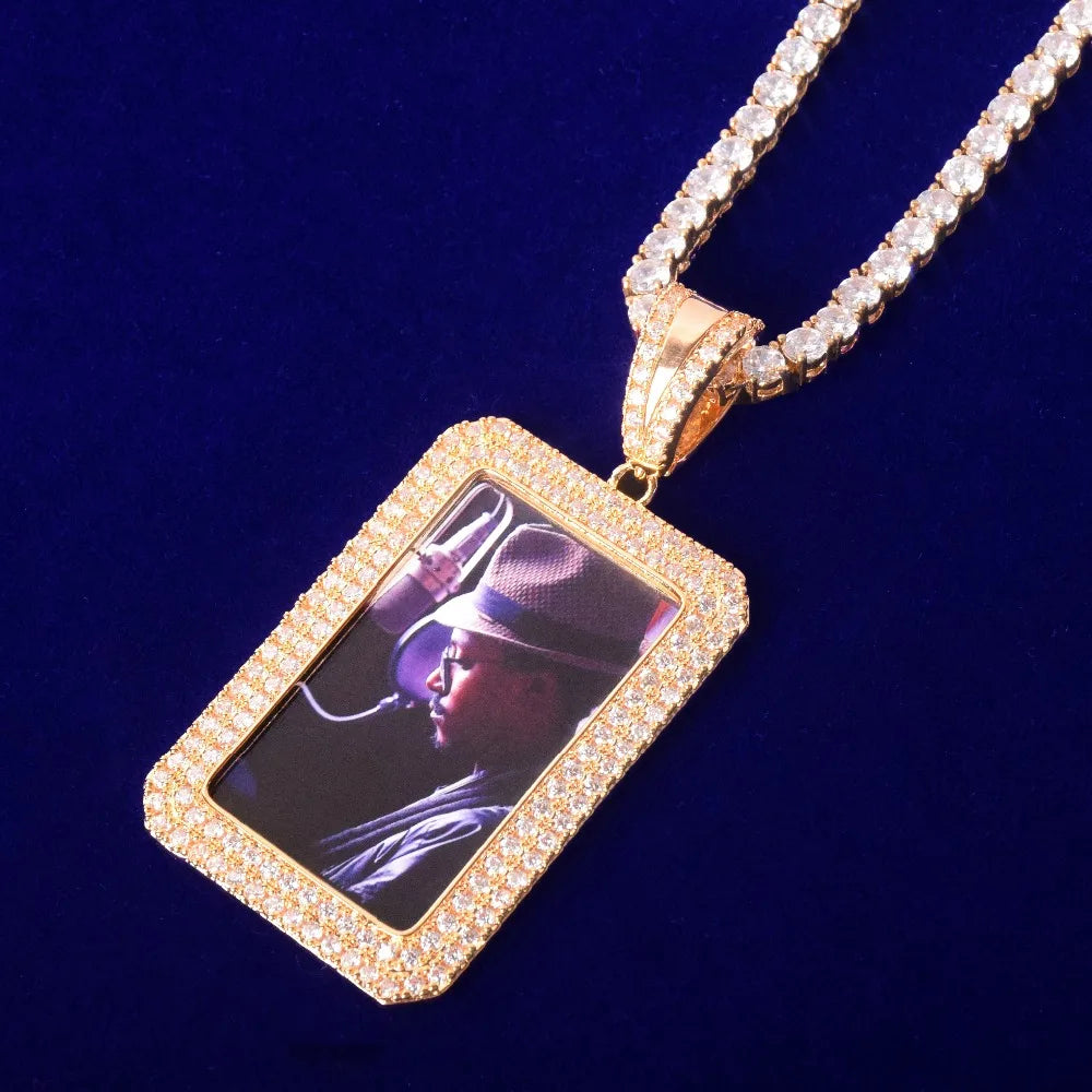 Bling "Plaquette" Custom Photo