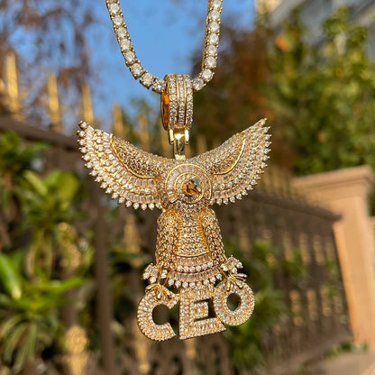 Bling "Big Eagle CEO" Pendant