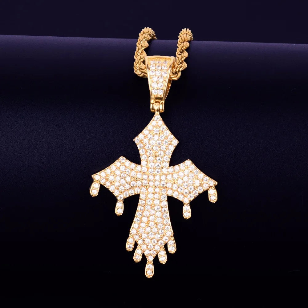 Bling "Cross" Pendant XIV