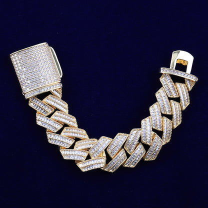 Bling "Prong Cuban" Bracelet 25mm