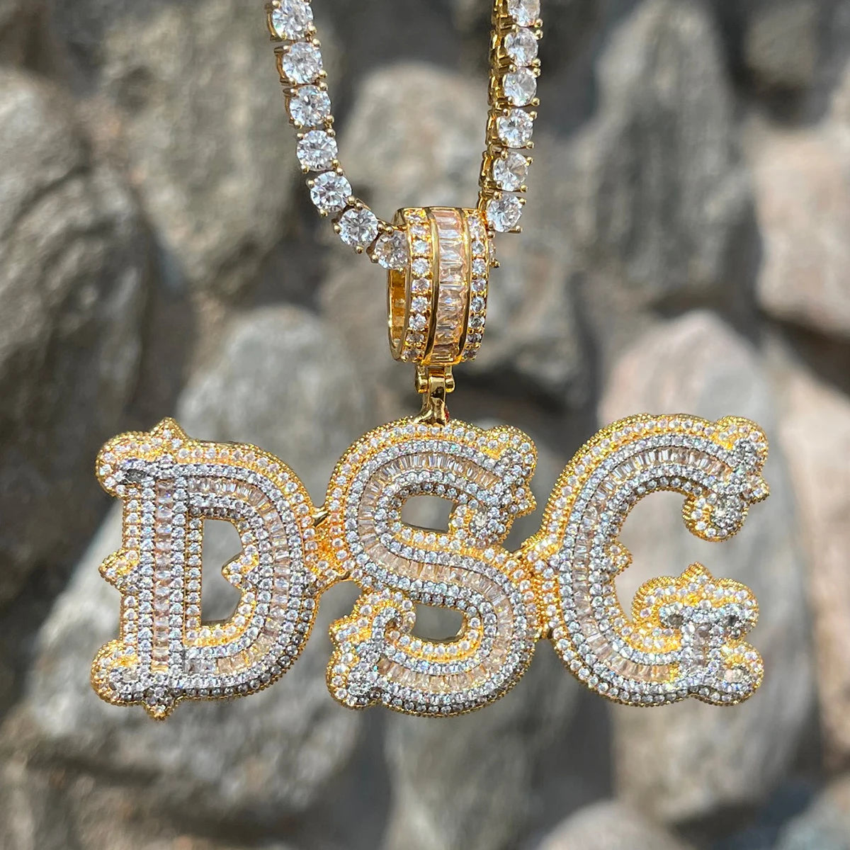 Bling "Trappin' Hard" Custom Pendant