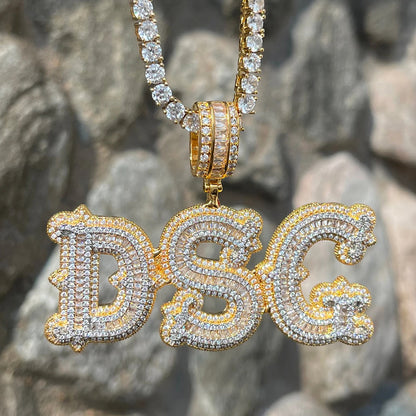 Bling "Trappin' Hard" Custom Pendant