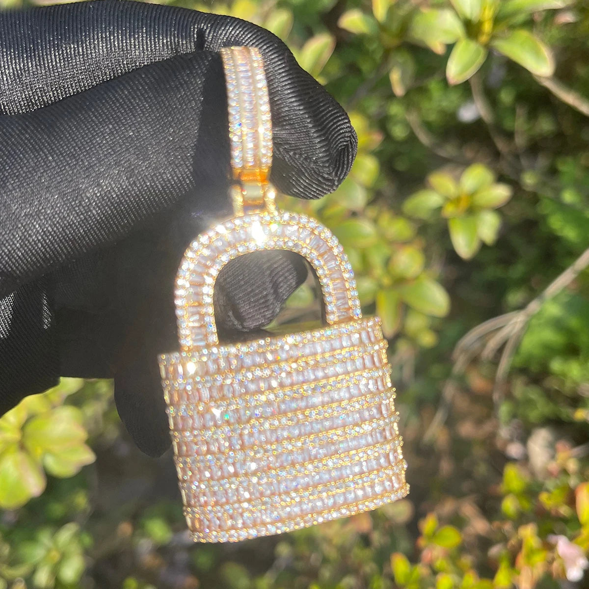 Bling "Lock" Pendant