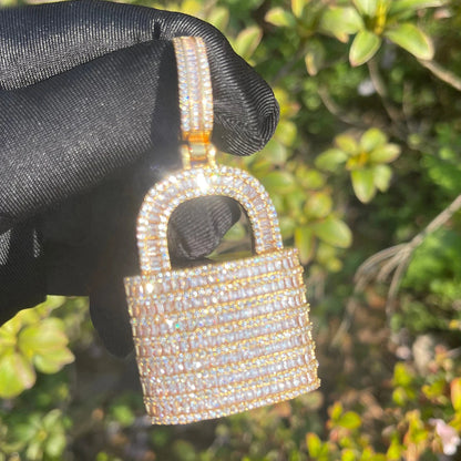 Bling "Lock" Pendant